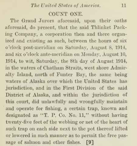 TP Co Unlawful Fishing Count 1