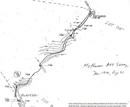 Iditarod tramway map