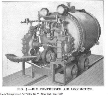 Rix compressed air locomotive