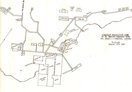 1942 Cannery map